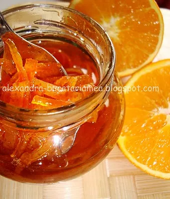 O poveste de dragoste…culinară: dulceaţa de coji de portocale