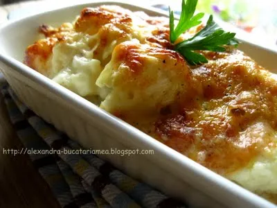Conopida gratinată cu sos Béchamel