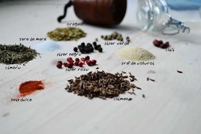 grătar de pui în mix de condimente homemade