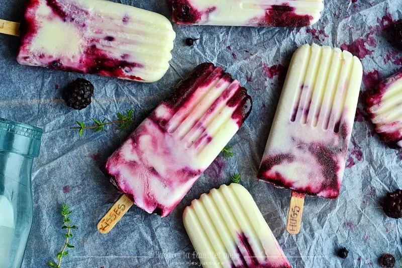 popsicle cu branza de capra