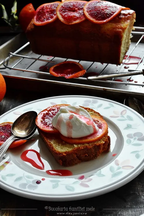 blood orange hazelnut oil cake