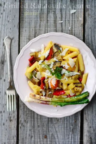 Grilled Ratatouille Penne – gluten free