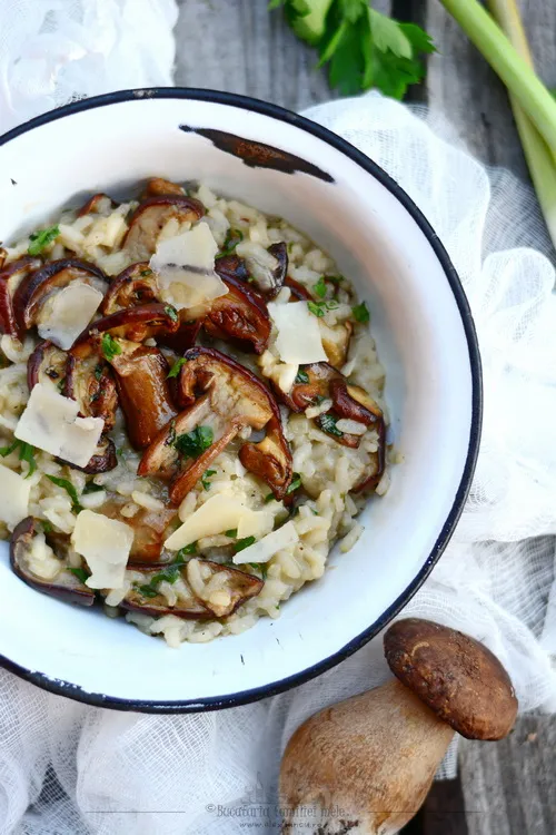risotto con porcini