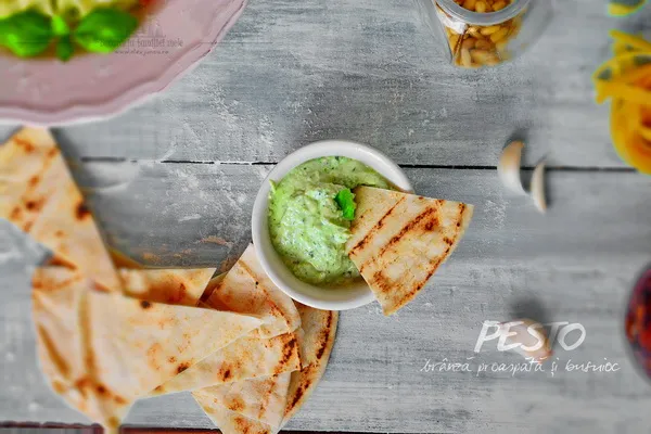 pesto branza proaspata
