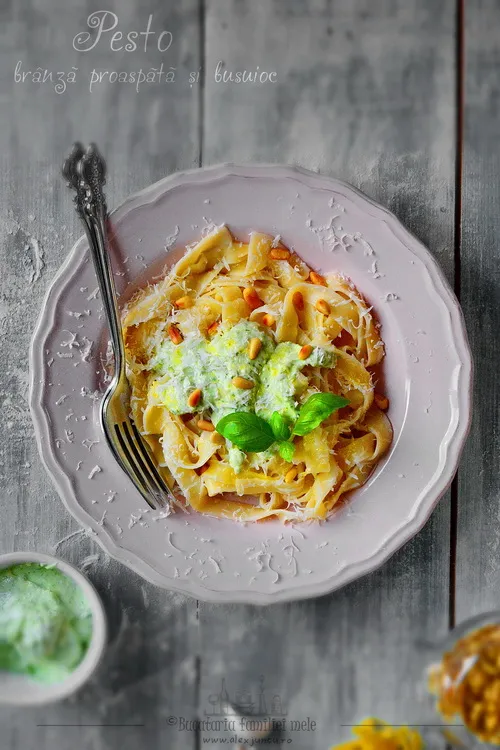 pesto de branza