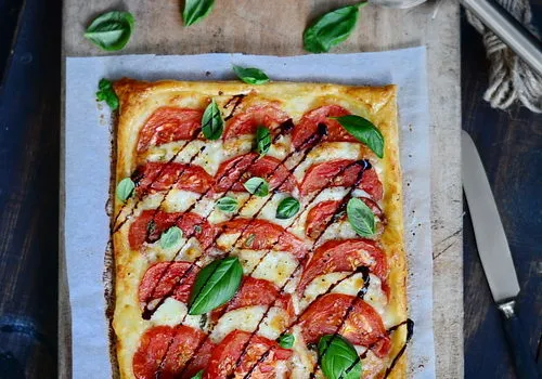 Tarta caprese