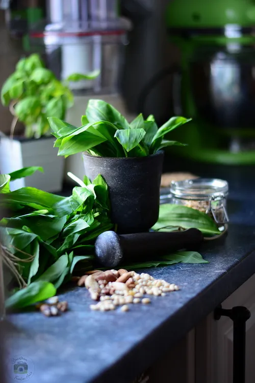 Pesto de leurda - Bucataria familiei mele