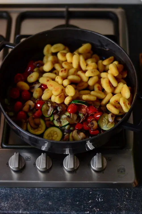 Gnocchi prăjiți cu pătrunjel