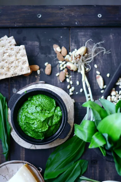 Pesto de leurda - Bucataria familiei mele