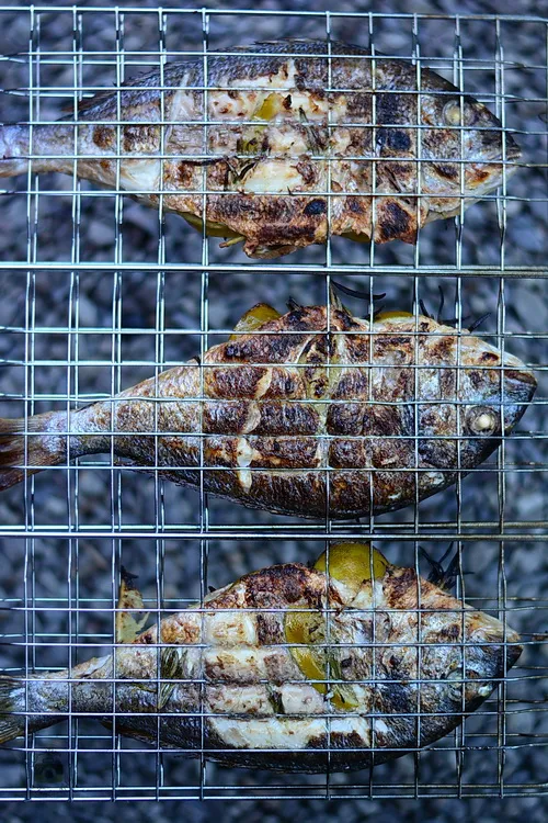 Dorada la gratar cu lime si rozmarin _ bucataria familiei mele - 