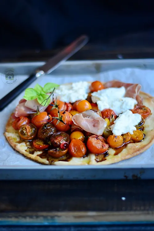 pizza cu burrata