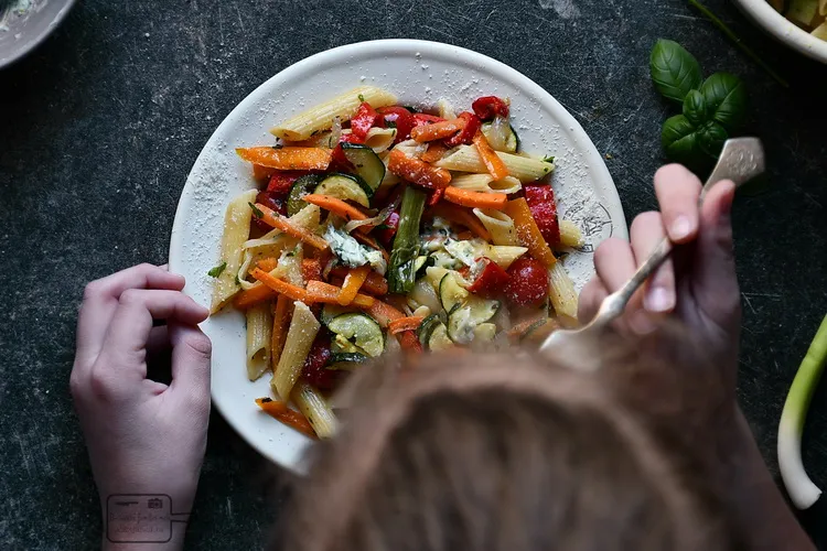 Pasta cu legume- Bucătăria familiei mele- www.alexjuncu.ro