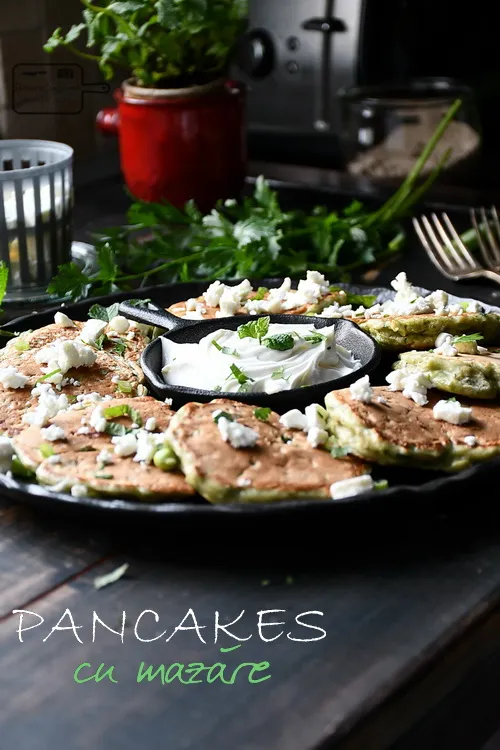 Pancakes cu mazare - Bucătăria familiei mele - www.alexjuncu.ro