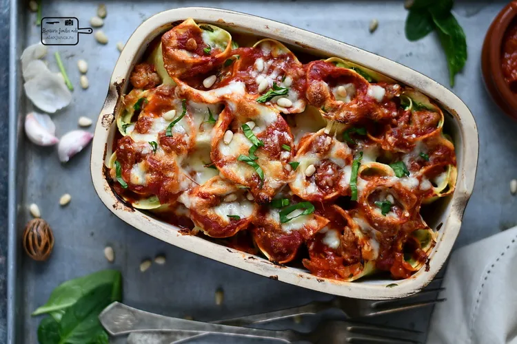 Lasagna rolls cu ricotta si spanac - Bucătăria familiei mele - www.alexjuncu.ro