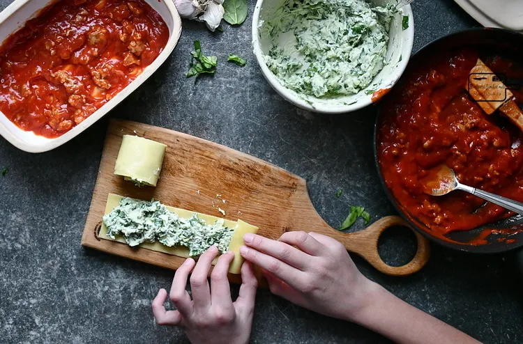 Rulouri de Ricotta cu spanac - Bucătăria familiei mele - www.alexjuncu.ro