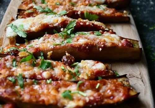 Parmigiana de vinete japoneze