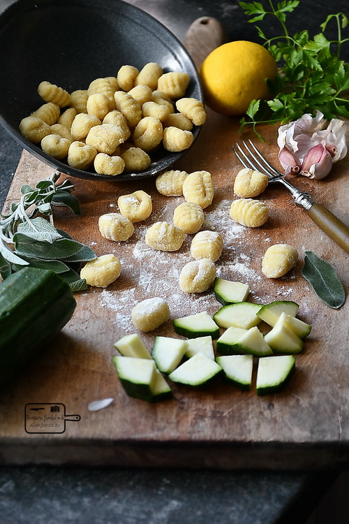 Gnocchi cu zucchini - Bucătăria familiei mele - www.alexjuncu.ro
