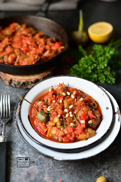 Caponata siciliană - Bucătăria familiei mele - www.alexjuncu.ro