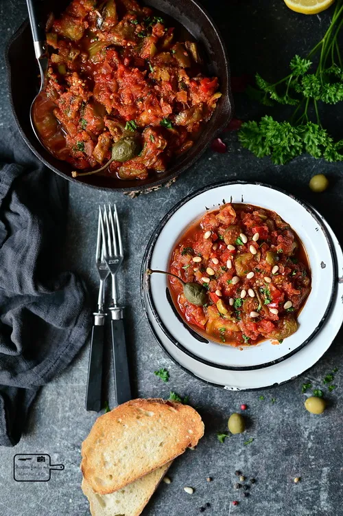 Caponata siciliană - Bucătăria familiei mele - www.alexjuncu.ro