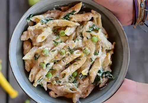 Paste într-o oală / one pot pasta – cu ricotta, dovlecel și lămâie