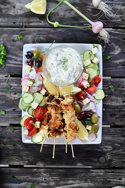 Souvlaki de pui -Bucătăria familiei mele - www.alexjuncu.ro