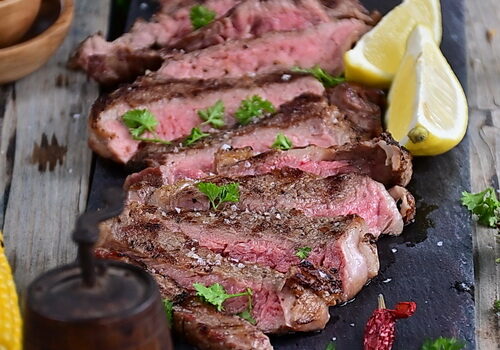 Antricot / rib eye steak la grătar