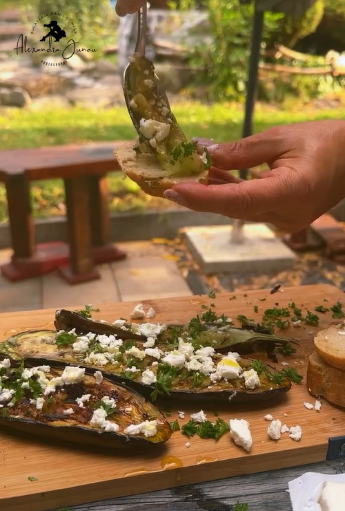 Vinete la gratar - Bucataria familiei mele - www.alexjuncu.ro